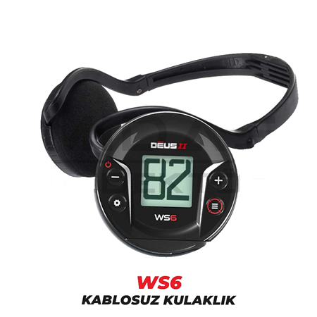 Deus 2 Dedektör - 22,5cm FMF Başlık, WS6 Kulaklık, Ana Kontrol Ünitesi